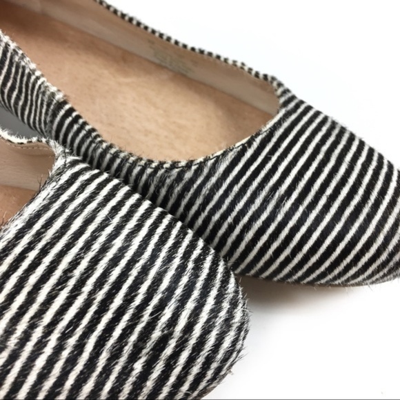 These Dr. Scholl's women's calf hair striped flats - Picture 6 of 8